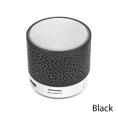 Univerzálny mini reproduktor Bluetooth bezdrôtový autorádio oslnivé praskliny LED svetlá subwoofer podpora TF SD karta USB nabíjanie pre PC
