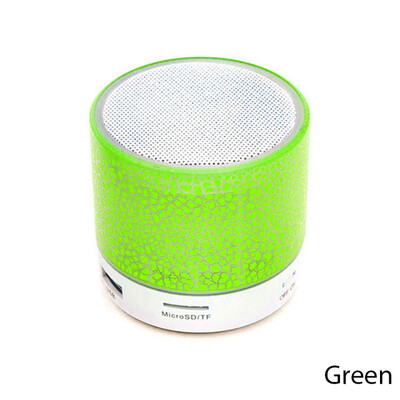 Univerzálny mini reproduktor Bluetooth bezdrôtový autorádio oslnivé praskliny LED svetlá subwoofer podpora TF SD karta USB nabíjanie pre PC