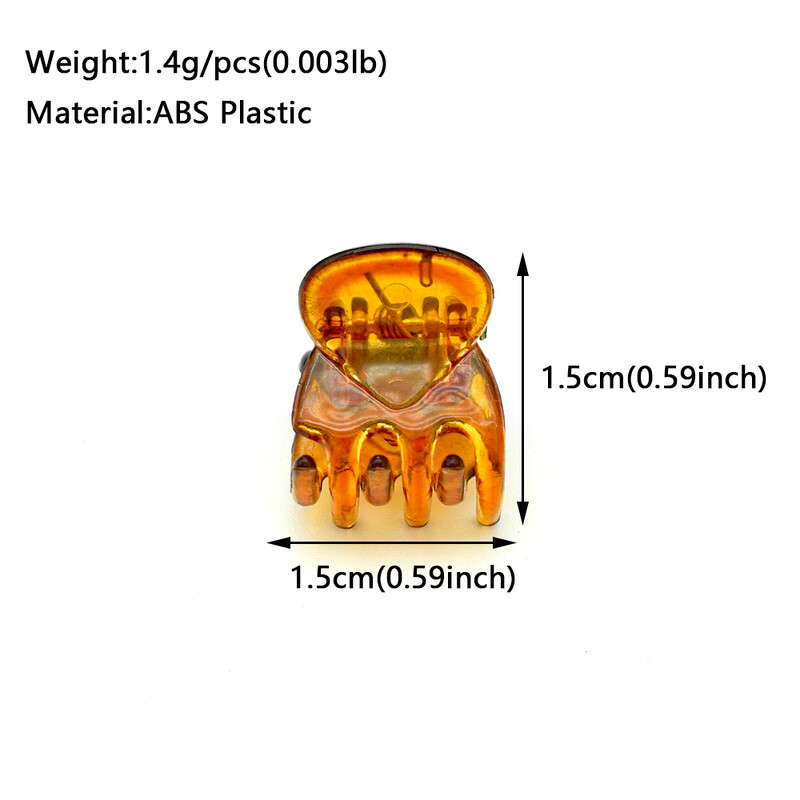 1,5 cm 50 ks Malé sponky do vlasov pre ženy a dievčatá Vlasové doplnky Módne plastové mini sponky do vlasov Sponka do vlasov Svorka Pokrývky hlavy Darčeky