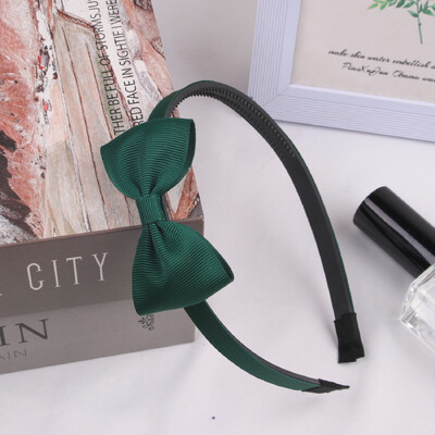 1PC fundite de păr cu panglică din grosgrain bentițe pentru fete benzi de păr din plastic fundite de 3 inch bentiță pentru copii accesorii de păr la modă pentru copii