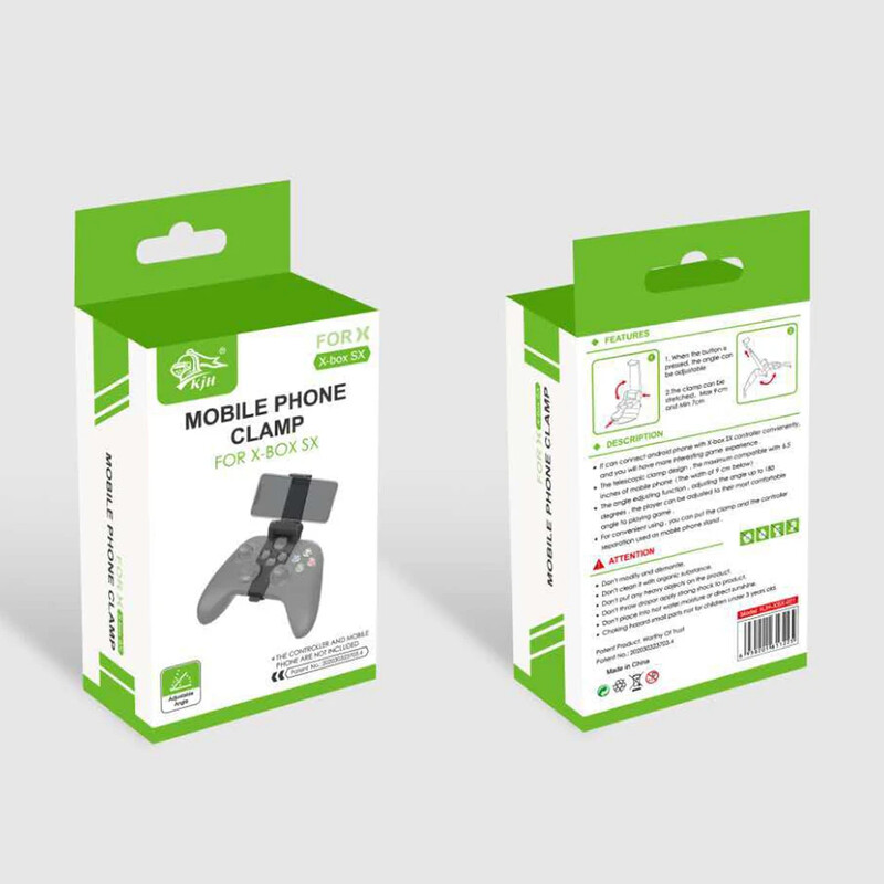 1-2PC držač mobilnog telefona za Microsoft Xbox Series S/X bežični kontroler, kopča, podesivi držač za postolje, dodaci za igre