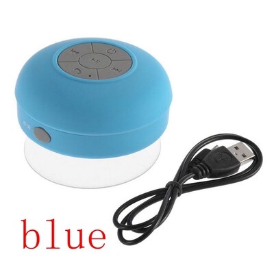 Difuzor BT, fără fir, impermeabil, duș, baie, cu ventoză mare, difuzor stereo, mini difuzor portabil pentru sport în aer liber