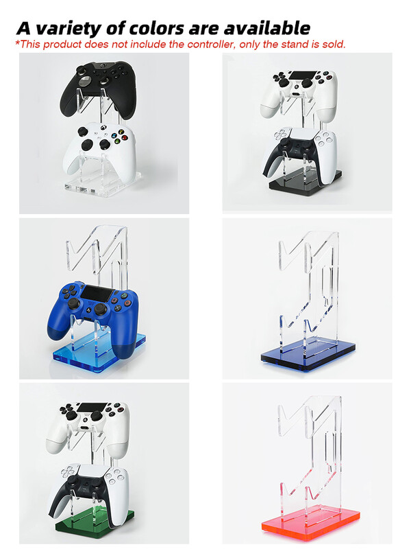 DATA FROG divu spēļu kontroliera turētājs PS5/PS4/PS3 spēļu roktura kronšteina displeja pamatnes turētājs priekš Xbox One/X sērijas