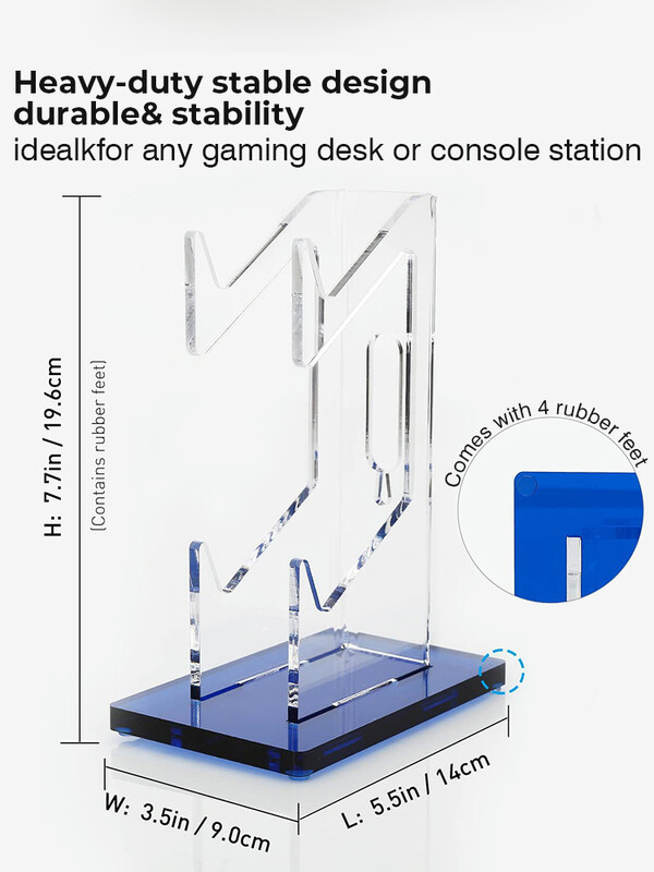 DATA FROG divu spēļu kontroliera turētājs PS5/PS4/PS3 spēļu roktura kronšteina displeja pamatnes turētājs priekš Xbox One/X sērijas