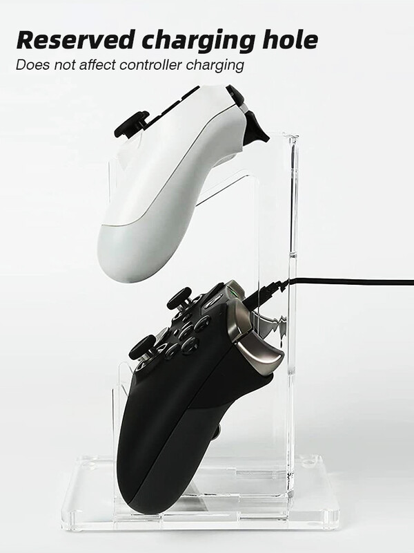 DATA FROG divu spēļu kontroliera turētājs PS5/PS4/PS3 spēļu roktura kronšteina displeja pamatnes turētājs priekš Xbox One/X sērijas