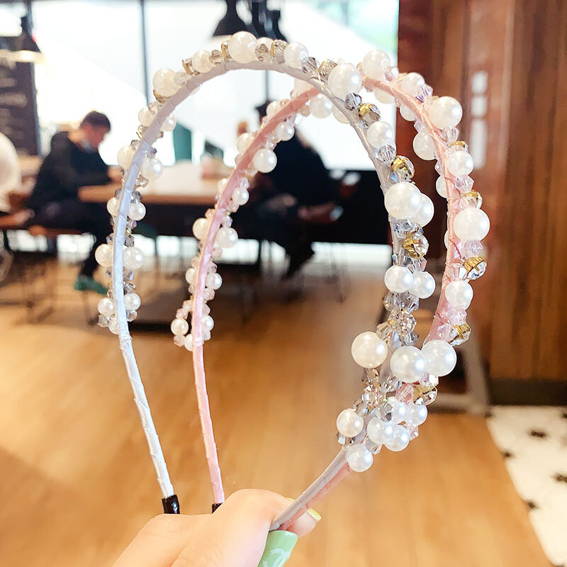 Vară Copii Dulci, Dulci, Perle strălucitoare, Cristal, Strasuri, Bentite pentru Fete Încântătoare, Cercete pentru păr, Accesorii pentru păr pentru copii