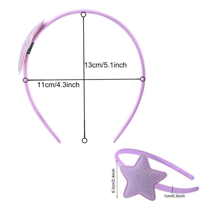 Módne dámske trblietavé pentagramové hviezdicové čelenky s geometrickými tvarmi, nové tenké čelenky, elegantná čelenka na denné párty, vlasové doplnky