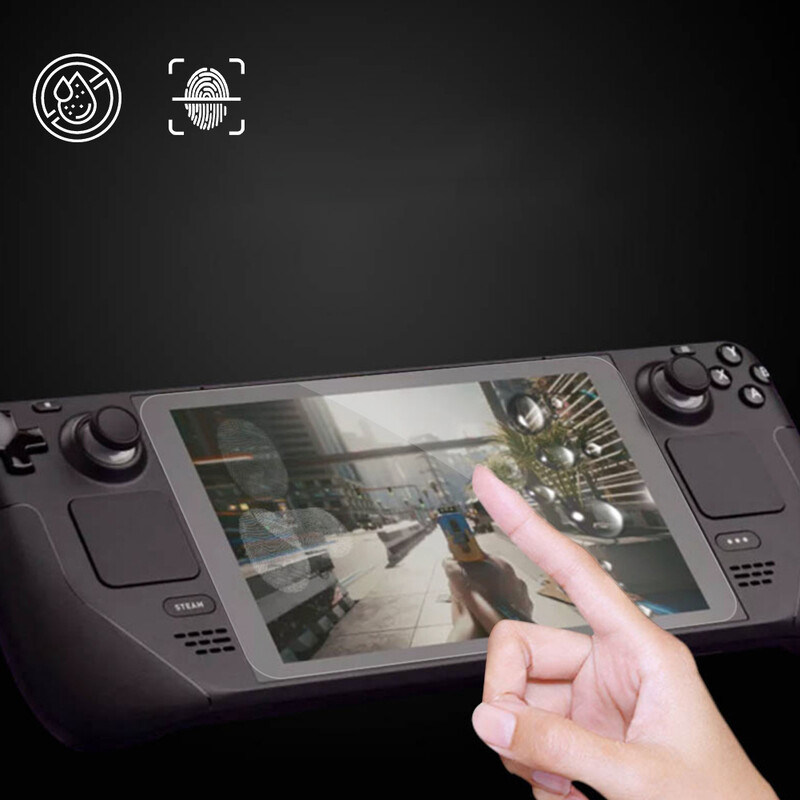 1/2 csomagos képernyővédő karcolásgátló képernyővédő védőfólia edzett üveg 9H keménységű ujjlenyomat elleni védelem Steam Deck OLED-hez