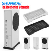 Függőleges állvány beépített hűtő szellőzőnyílásokkal Xbox Series S játékkonzolhoz Tartozékok Fehér fekete játéklejátszó állvány