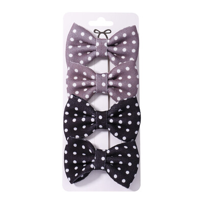 4 vnt. / rinkinys Leopardo taškeliais marginti lankeliai plaukų segtukai mergaitėms audiniai vintažiniai languoti lankai plaukų segtukai, galvos apdangalai, plaukų priedai