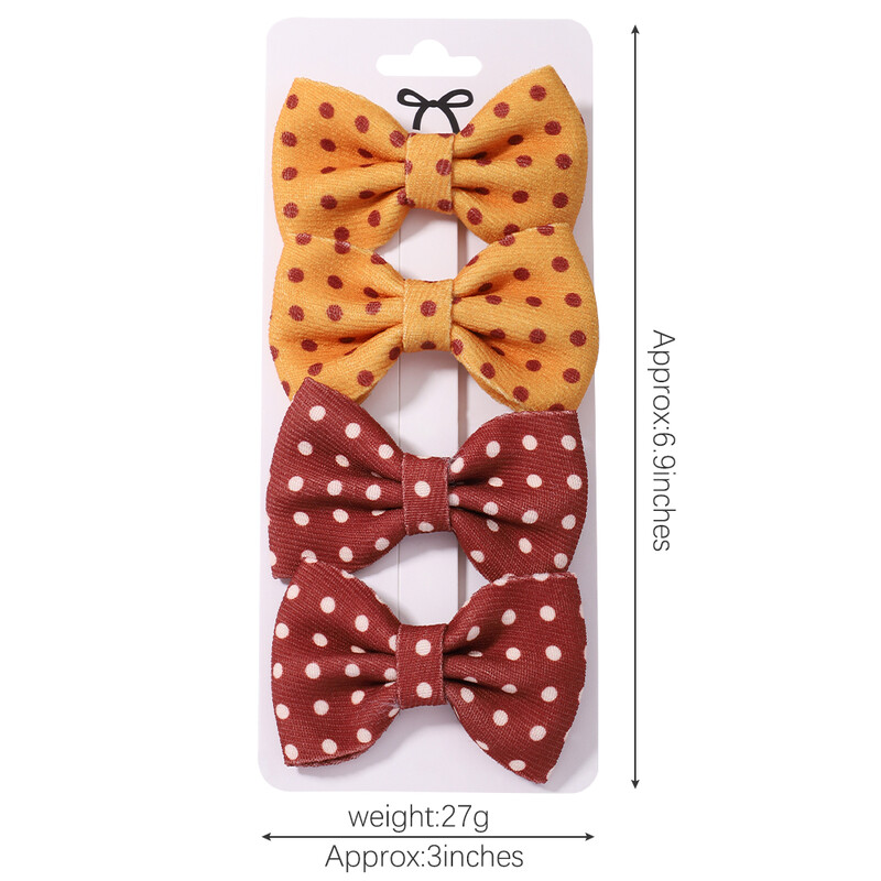 4 vnt. / rinkinys Leopardo taškeliais marginti lankeliai plaukų segtukai mergaitėms audiniai vintažiniai languoti lankai plaukų segtukai, galvos apdangalai, plaukų priedai