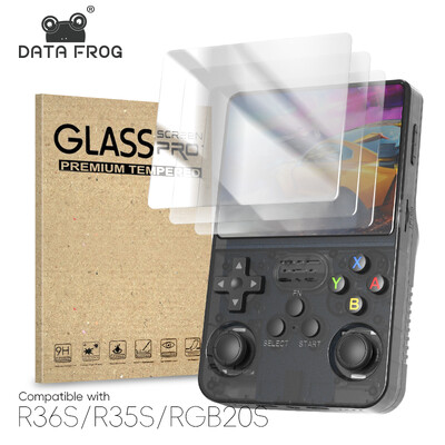 DATA FROG R36S Закалено стъклено протекторно предпазно покритие за екрана за RBG20S R35S Flim Cover Аксесоари за игри 2/3/5 пакет