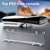 Za PS5 Slim Desktop Base Držač za podršku Horizontalni konzolni stalak Ušteda prostora Nosač za postavljanje za PS5 Slim Disc&Digital Edition