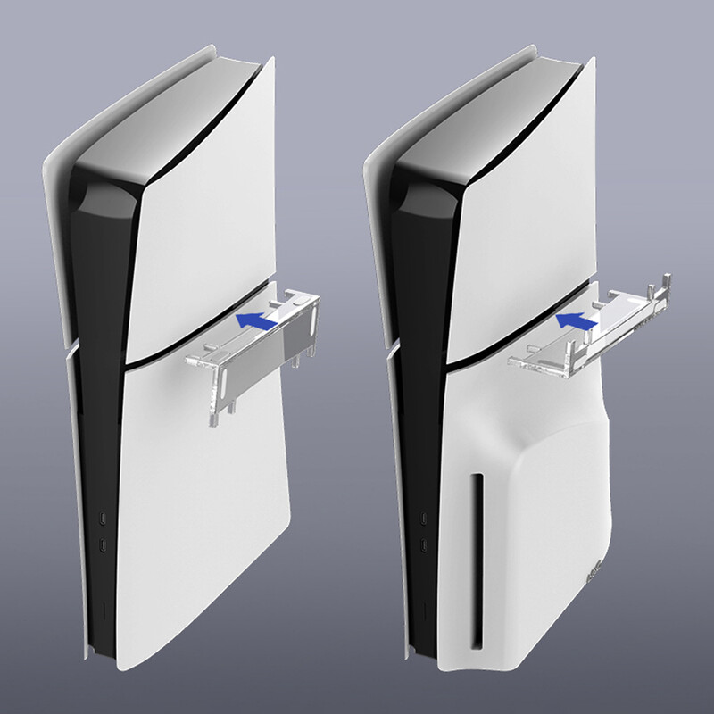 Za PS5 Slim Desktop Base Držač za podršku Horizontalni konzolni stalak Ušteda prostora Nosač za postavljanje za PS5 Slim Disc&Digital Edition