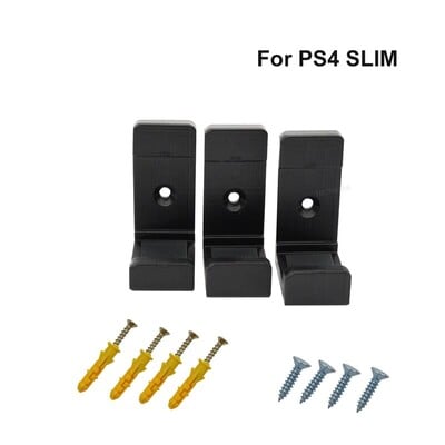 Suport de perete 3 buc pentru consola de jocuri video PS4 agățat gazdă rack cârlig suport de perete suport pentru accesorii PS4 Pro/slim