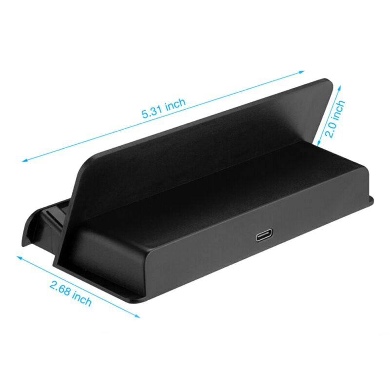 Nabíjací stojan s USB typu C pre konzolu Nintendo Switch, dokovací držiak pre konzolu NS Switch Lite, nabíjací stojan pre mini dokovaciu stanicu