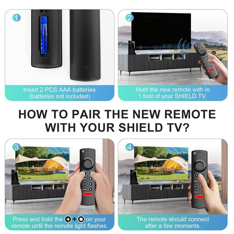 Hangvezérlő NVIDIA Shield Android TV 4K 2015 2017 2019TV Cube STB távirányító hangfunkciós távirányító elemmel működik