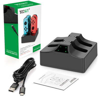 Dock de încărcare pentru Nintendo Switch Stație de încărcare OLED pentru Switch Joy-con cu USB Type-C Accesorii pentru jocuri Suporturi de încărcare