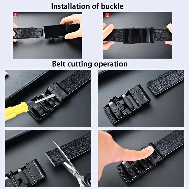 Fashion Business Férfi Öv Valódi Luxus Márka Öv Fém csatos öv Kiváló minőségű PU bőr puha öv Cargo Pants Farmer