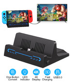 Switch Docking Station za Nintendo Switch OLED/Nintendo Switch Dodaci, Prijenosna TV Docking Station s 4K adapterom