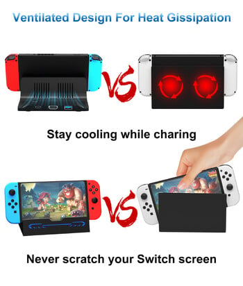 Switch Docking Station για Nintendo Switch OLED/Nintendo Switch Accessories, Portable TV Docking Station with 4K Adapter