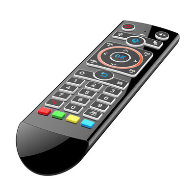 Q2 Air Mouse cu iluminare din spate Mouse cu aer fără fir IR Learning 2,4 GHz RF Telecomandă vocală pentru computer Telecomandă Android TV Box