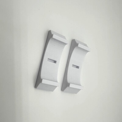 Új műanyag függőleges tartóállvány Wii U konzolhoz műanyag állvány, egy pár fekete