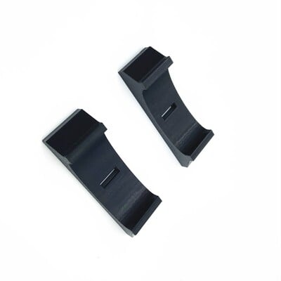 Új műanyag függőleges tartóállvány Wii U konzolhoz műanyag állvány, egy pár fekete