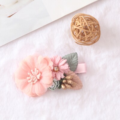 Kislány hajcsattok Hajtű Aranyos Baba Újszülött Fej Virág Kisgyermek haj Barrettes Fejfedők Gyerek haj Kiegészítők