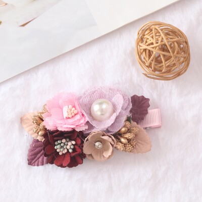 Kislány hajcsattok Hajtű Aranyos Baba Újszülött Fej Virág Kisgyermek haj Barrettes Fejfedők Gyerek haj Kiegészítők