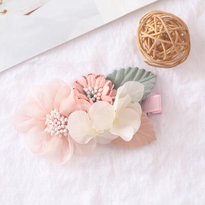 Kislány hajcsattok Hajtű Aranyos Baba Újszülött Fej Virág Kisgyermek haj Barrettes Fejfedők Gyerek haj Kiegészítők