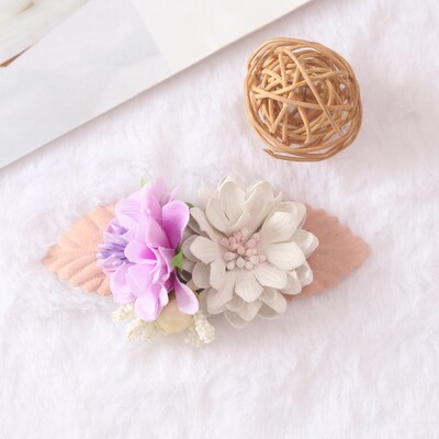 Kislány hajcsattok Hajtű Aranyos Baba Újszülött Fej Virág Kisgyermek haj Barrettes Fejfedők Gyerek haj Kiegészítők