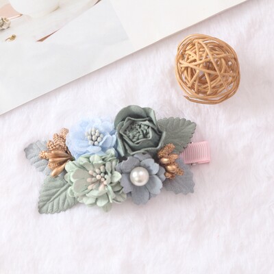 Kislány hajcsattok Hajtű Aranyos Baba Újszülött Fej Virág Kisgyermek haj Barrettes Fejfedők Gyerek haj Kiegészítők