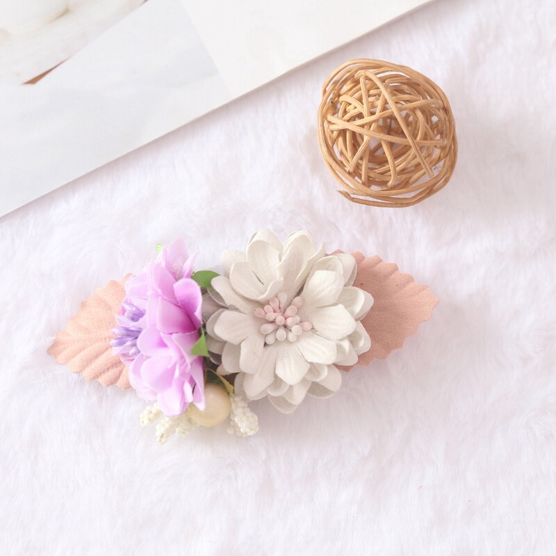 Kislány hajcsattok Hajtű Aranyos Baba Újszülött Fej Virág Kisgyermek haj Barrettes Fejfedők Gyerek haj Kiegészítők