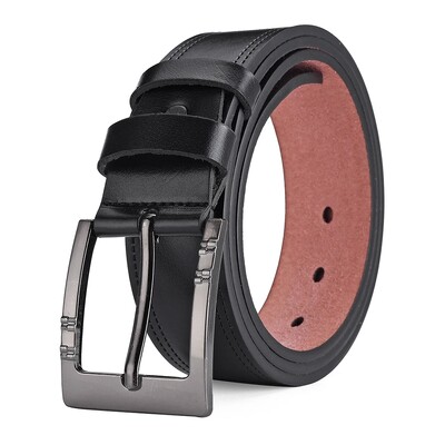 Piele autentică pentru bărbați, de înaltă calitate, cu cataramă, blugi din piele de vacă, curele ocazionale, centură de afaceri de cowboy, designer de modă masculină 2024 nou