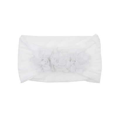 Značková batoľatá, dievčatká, detská šifónová kvetinová čelenka, strečový turban, zavinovacia fólia pre deti, dievčatá, vlasové doplnky