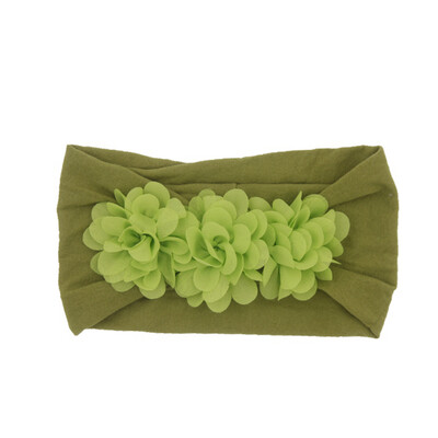 Značková batoľatá, dievčatká, detská šifónová kvetinová čelenka, strečový turban, zavinovacia fólia pre deti, dievčatá, vlasové doplnky
