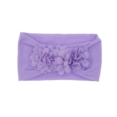 Značková batoľatá, dievčatká, detská šifónová kvetinová čelenka, strečový turban, zavinovacia fólia pre deti, dievčatá, vlasové doplnky