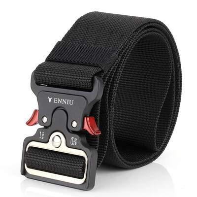 5 cm taktinis diržas vyrams, lydinio sagtis, greitai atsegamas, sunkus karinis armijos diržas, minkštas tvirtas nailoninis platus diržas lauke, vyriškos juostos