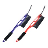 четка за сняг със стъргалка за лед с дръжка от EVA пяна Здрави лопати за сняг за предно стъкло на автомобил Къмпинг Зимни аксесоари за кола