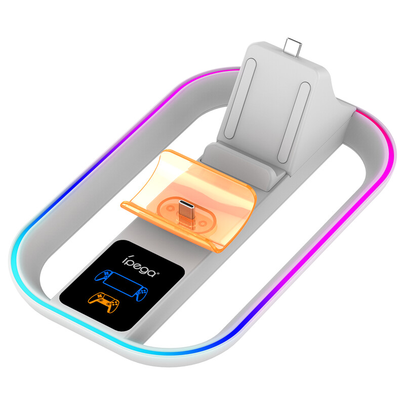 IPEGA PS5 Portal Charging Station for Playstation Portal Remote Player και PS5 Controller με καλώδιο φόρτισης και φως RGB