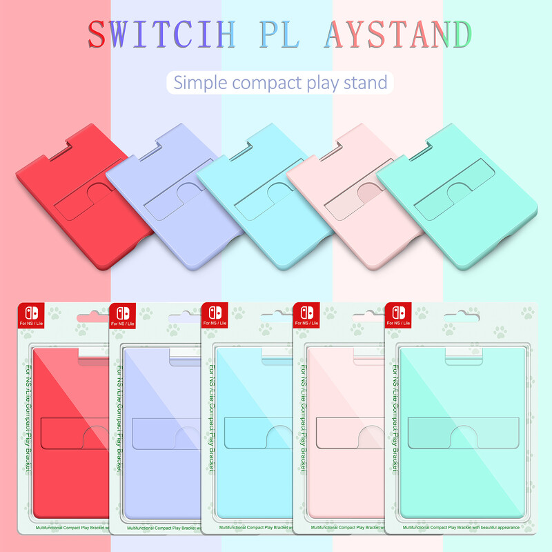 NS Normal Switch játékkonzol állvány Nintendo Switch Mobie telefonpadhoz rózsaszín tartó klasszikus NS konzol állítható tartozékok