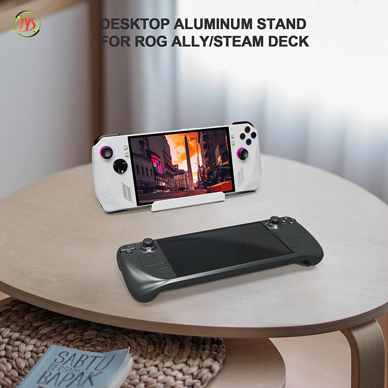 ROG Ally X alumínium ötvözet konzoltartó állványhoz Alumínium konzol támogatás Nintendo kapcsolóhoz gőzdeckhez iphone telefon állványhoz