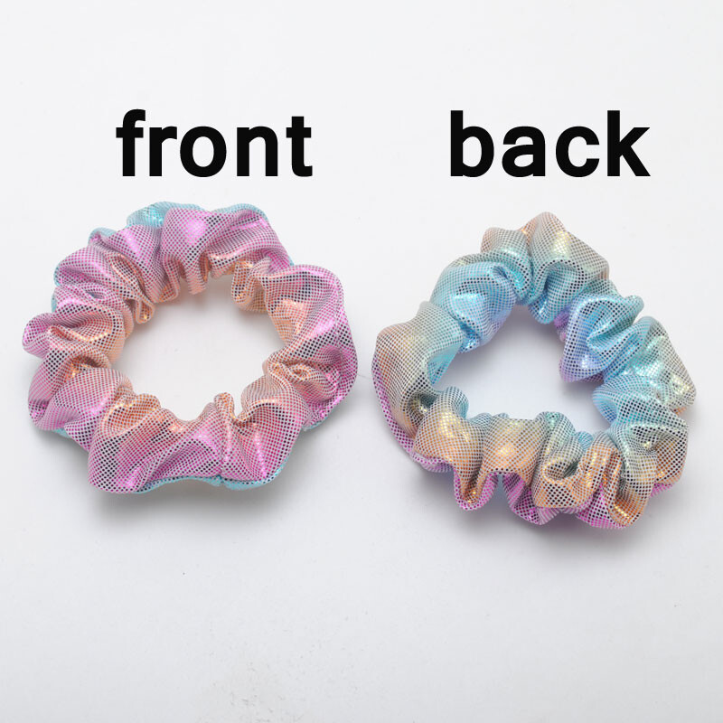 6 buc. Benzi elastice de păr pentru fete noi Scrunchies de păr pentru femei de culoare curcubeu Cravată de păr Coada de cal Suporturi de păr Accesorii de păr Cadou