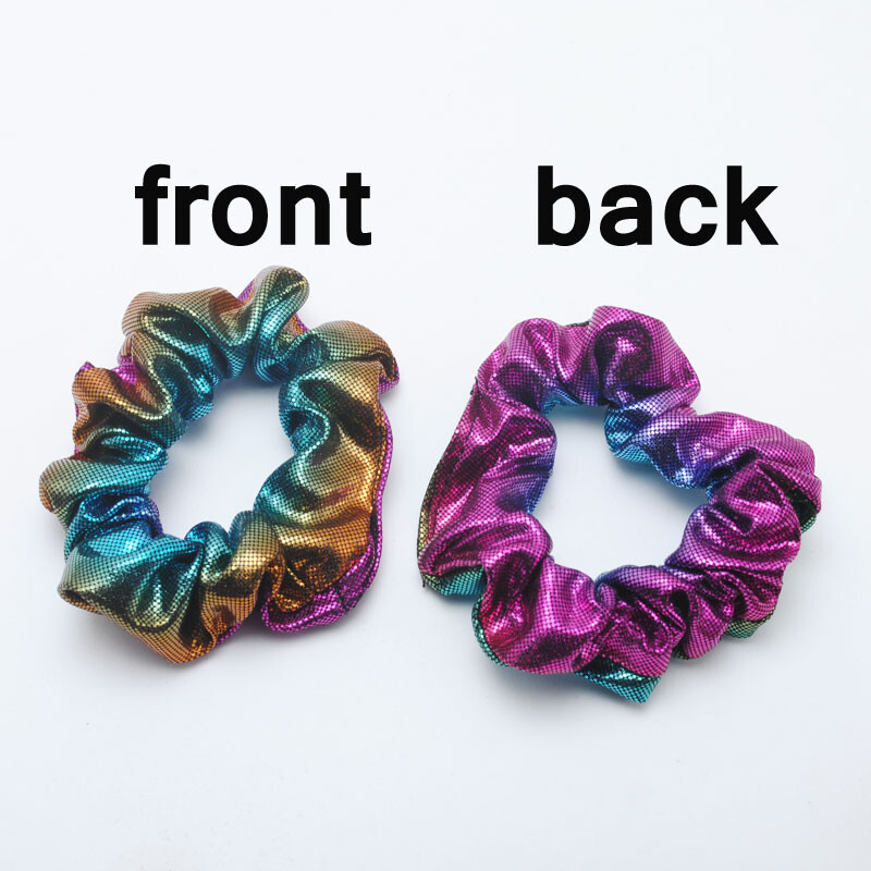 6 buc. Benzi elastice de păr pentru fete noi Scrunchies de păr pentru femei de culoare curcubeu Cravată de păr Coada de cal Suporturi de păr Accesorii de păr Cadou