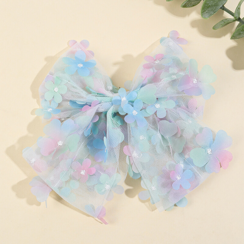 ncmama Mode Sieviešu Tīkls Ziedi Matu Loki Spraudītes Jauki Lieli Bowknote Matu Spraudītes Sieviešu Matu Skavas Meiteņu Galvassegas Matu Aksesuāri