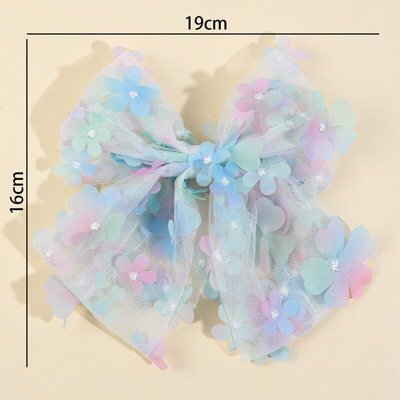 ncmama Mode Sieviešu Tīkls Ziedi Matu Loki Spraudītes Jauki Lieli Bowknote Matu Spraudītes Sieviešu Matu Skavas Meiteņu Galvassegas Matu Aksesuāri