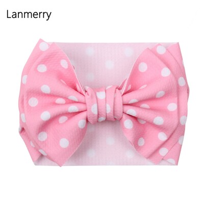 Fundă mare de păr de modă 7 inchi, bentite pentru fete, drăguț, banda elastică de păr pentru copii, turban solid pentru copii, accesorii de păr de vară 2022