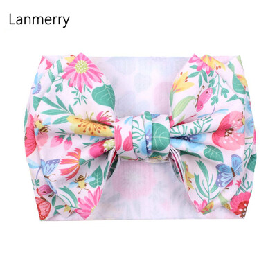 Fundă mare de păr de modă 7 inchi, bentite pentru fete, drăguț, banda elastică de păr pentru copii, turban solid pentru copii, accesorii de păr de vară 2022