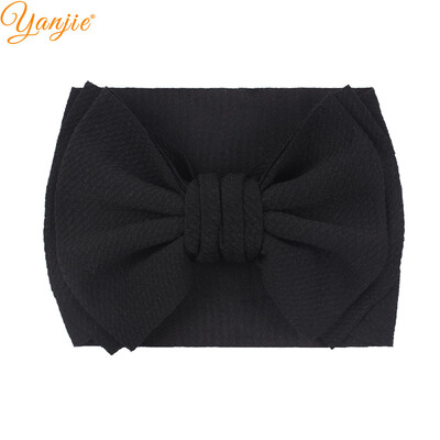 Fundă mare de păr de modă 7 inchi, bentite pentru fete, drăguț, banda elastică de păr pentru copii, turban solid pentru copii, accesorii de păr de vară 2022